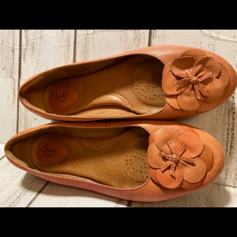 Clarks Artisan Women’s Leather Ballet Flat 11W